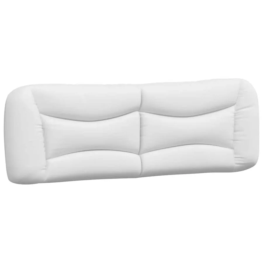 Cadre de lit sans matelas Hvar blanc 160x200 cm similicuir - 8