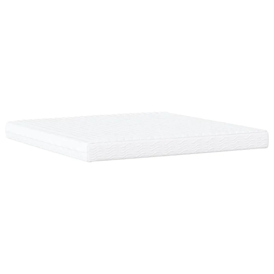 Lit avec matelas Hvar crème 200x200 cm tissu - 6