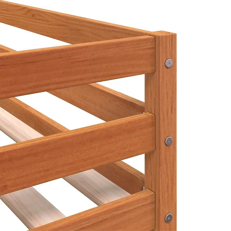 Lit superposé sans matelas 90x190 cm bois de pin massif - 11