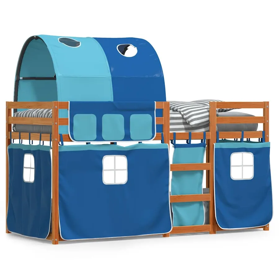 Lit superposé sans matelas 90x190 cm bois de pin massif - 2