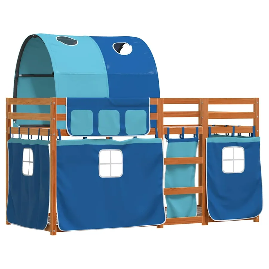 Lit superposé sans matelas 90x190 cm bois de pin massif - 3