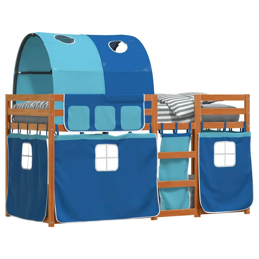 Lit superposé sans matelas 90x200 cm bois de pin massif - 4