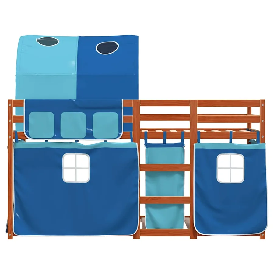 Lit superposé sans matelas 90x200 cm bois de pin massif - 5