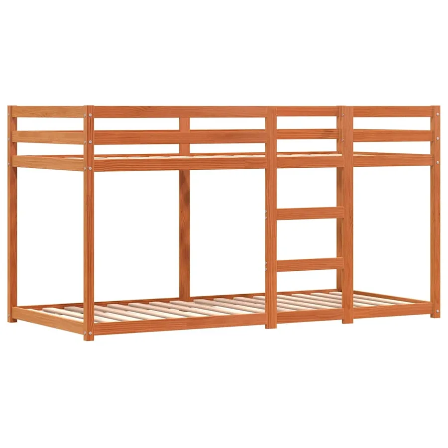Lit superposé sans matelas 90x200 cm bois de pin massif - 8