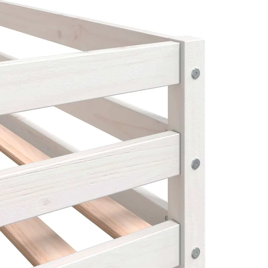 Lit superposé sans matelas 90x200 cm bois de pin massif - 11
