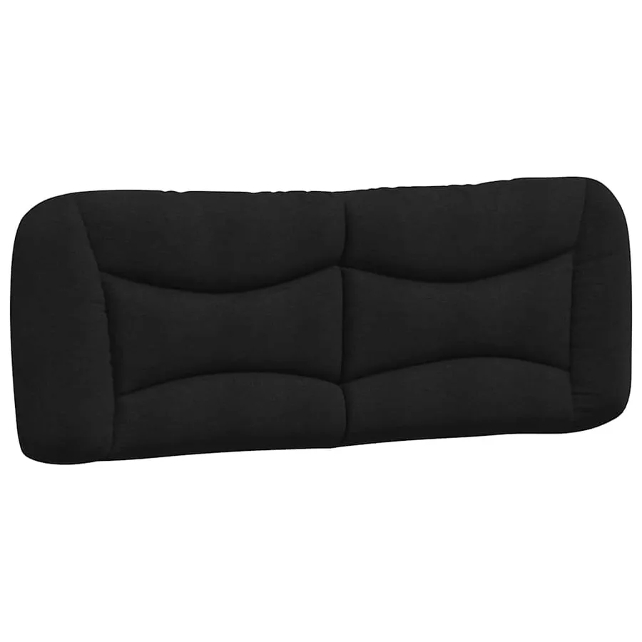 Cadre de lit sans matelas Hvar noir 180x200 cm tissu - 8