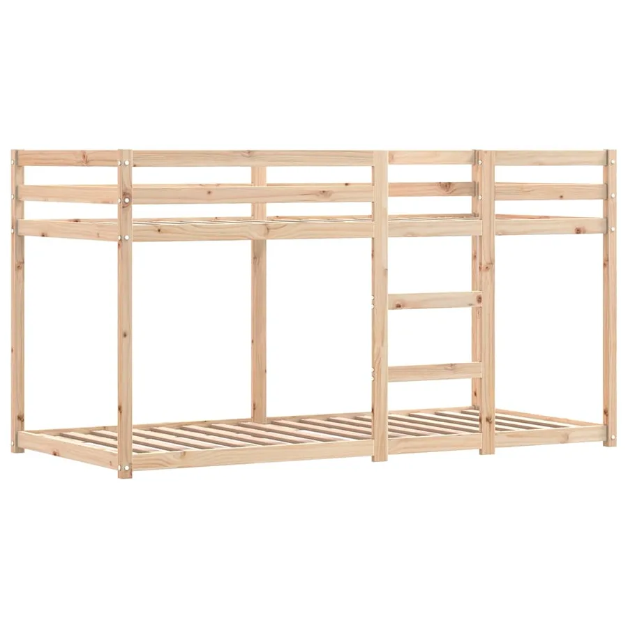 Lit superposé sans matelas 75x190 cm bois de pin massif - 8
