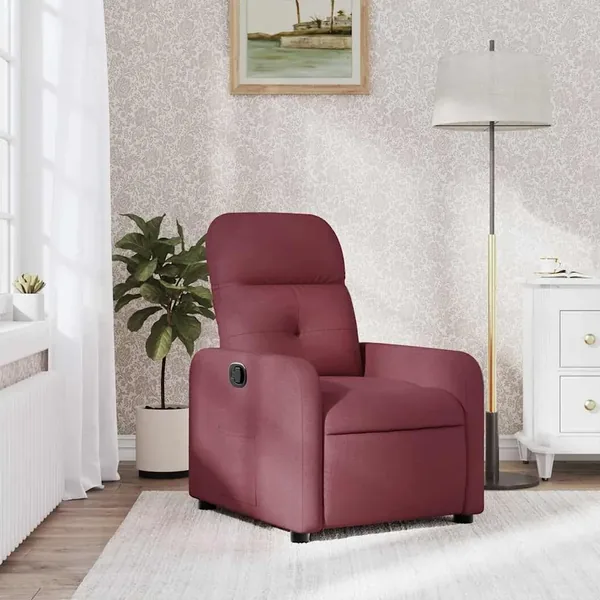 Fauteuil inclinable Rouge bordeaux Tissu