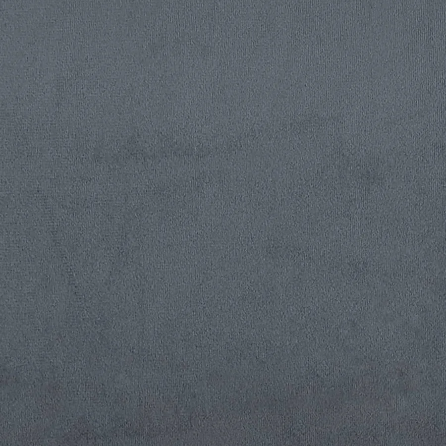 Canapé 2 places avec oreillers gris foncé 140 cm velours - 7