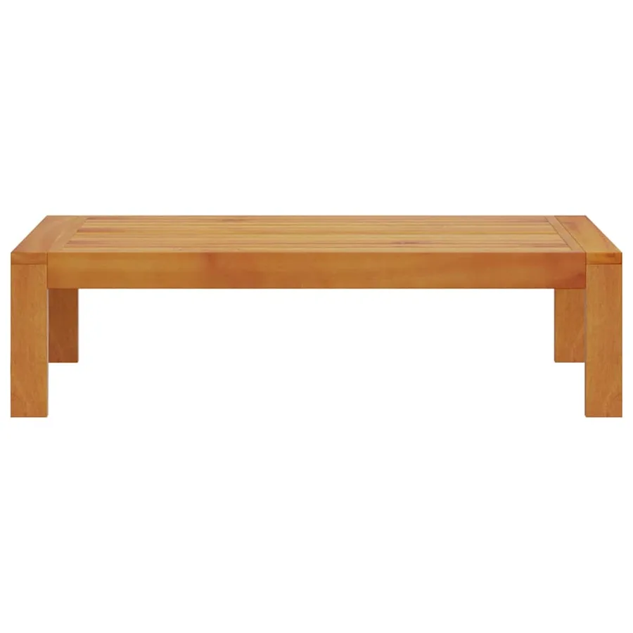 Table de jardin 100x50x27 cm bois d'acacia solide - 4