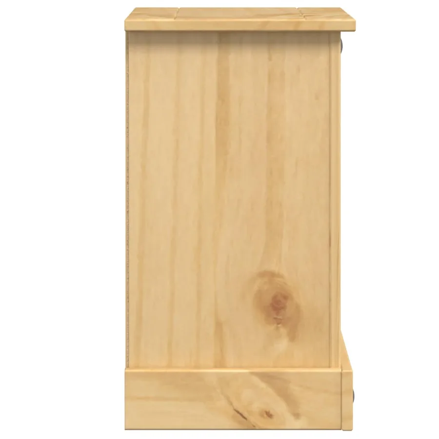 Table de chevet Corona 35x32,5x58 cm bois de pin massif - 5