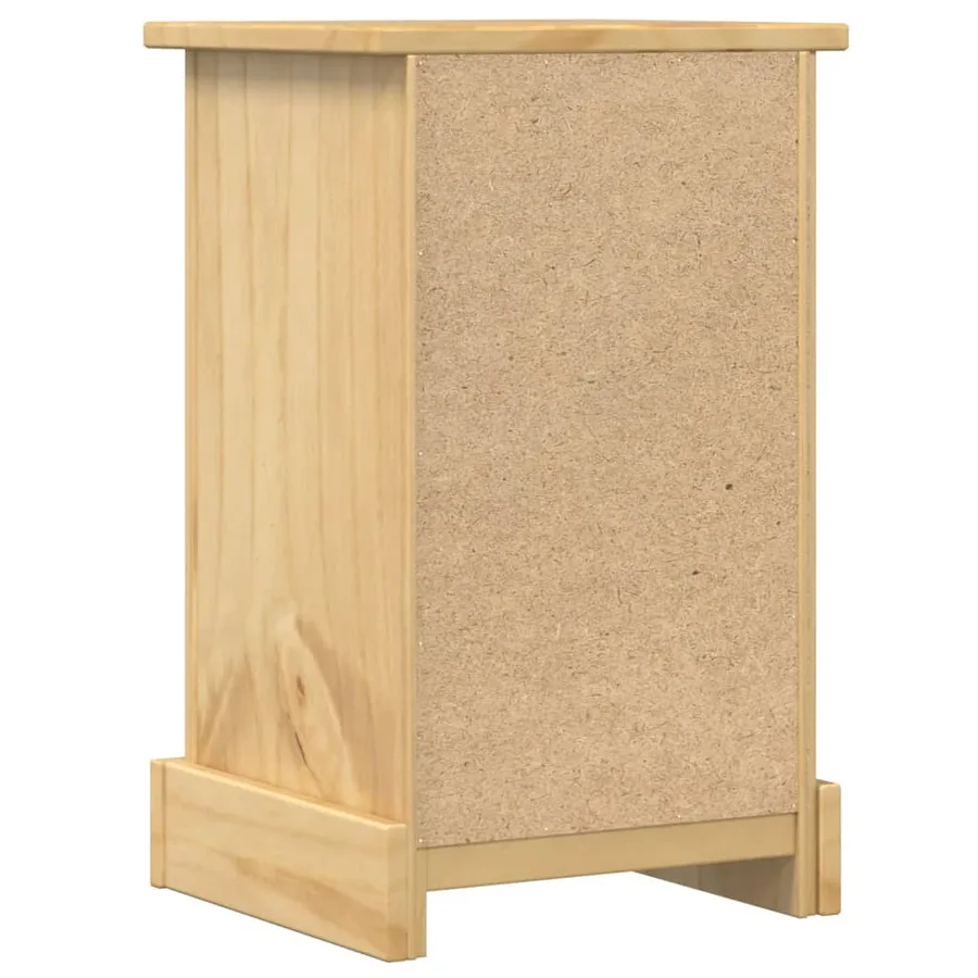 Table de chevet Corona 35x32,5x58 cm bois de pin massif - 6