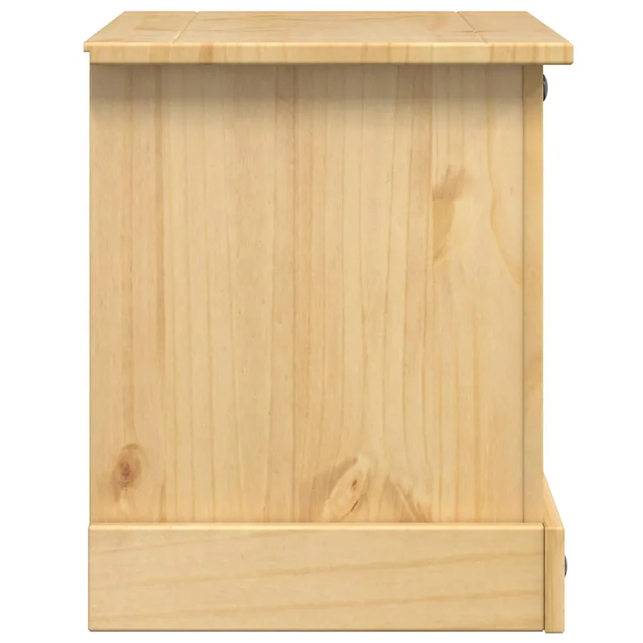 Table de chevet Corona 53x39x47 cm bois de pin massif - 5