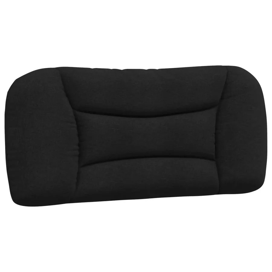 Coussin de tête de lit Hvar noir 80 cm tissu - 2