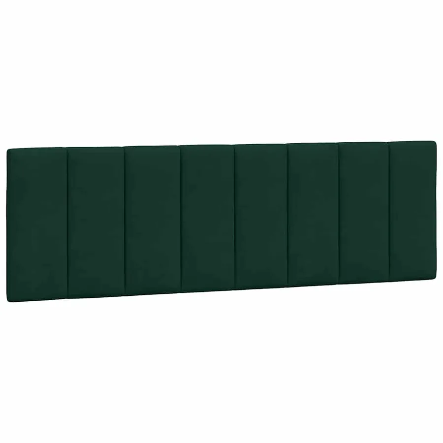 Cadre de lit sans matelas Hanko vert foncé 160x200 cm velours - 8