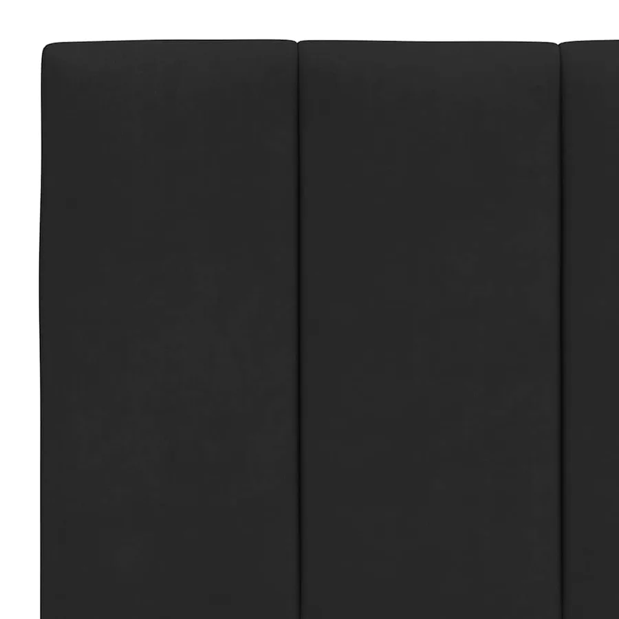 Coussin de tête de lit Hanko noir 160 cm velours - 8