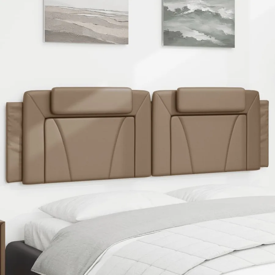 Coussin de tête de lit Viana cappuccino 180 cm similicuir