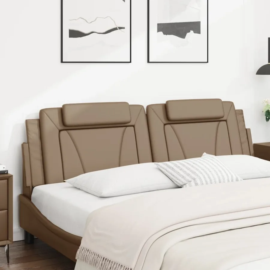 Coussin de tête de lit Viana cappuccino 180 cm similicuir - 3