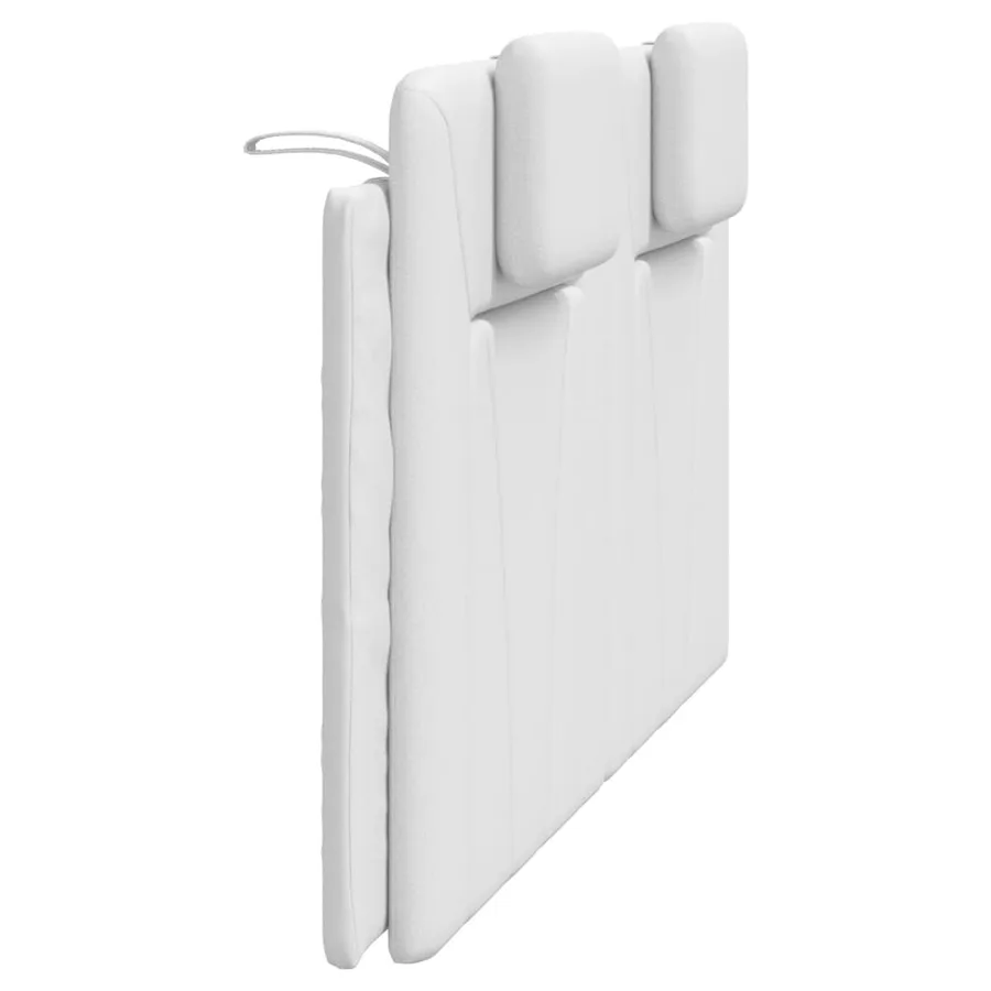 Coussin de tête de lit Viana blanc 160 cm similicuir - 6