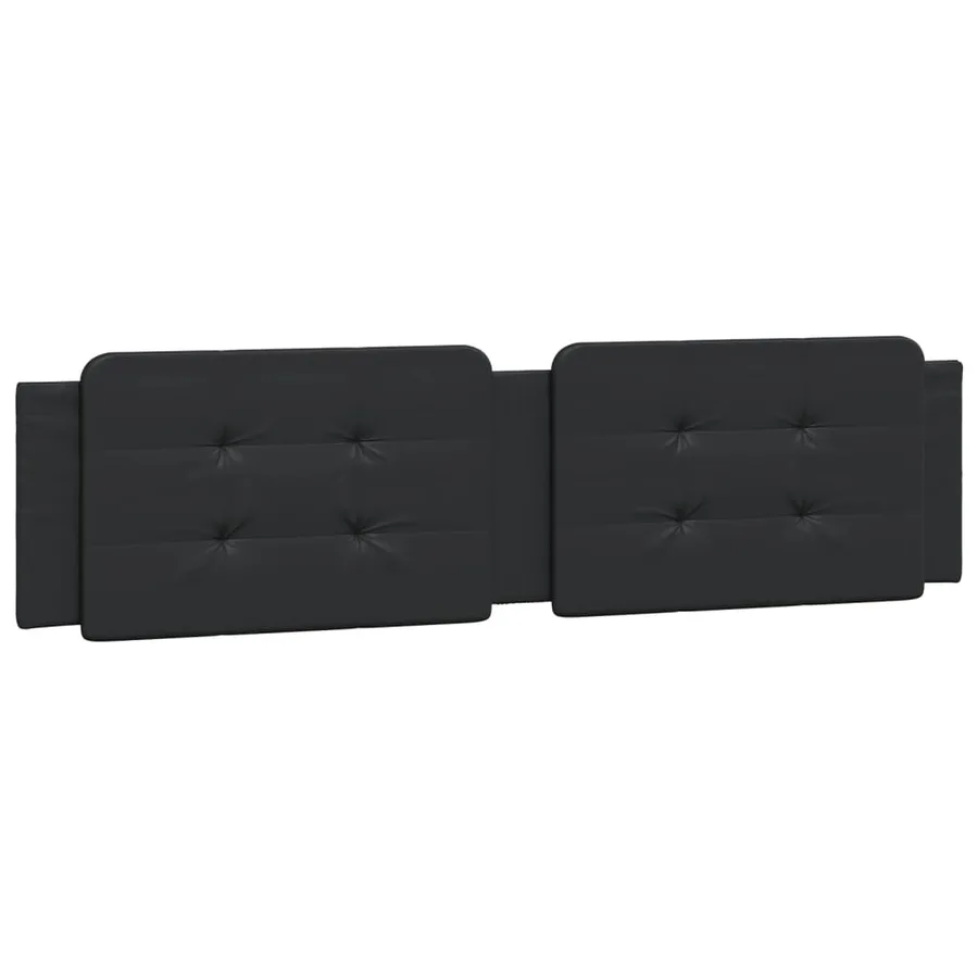 Coussin de tête de lit Zadar noir 200 cm similicuir - 2