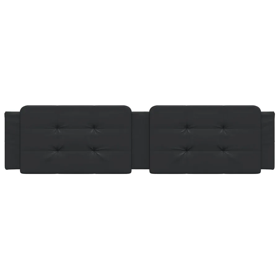 Coussin de tête de lit Zadar noir 200 cm similicuir - 4