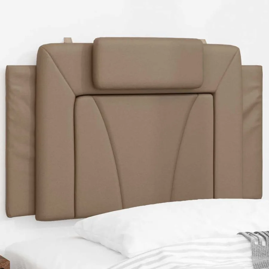 Coussin de tête de lit Viana cappuccino 80 cm similicuir