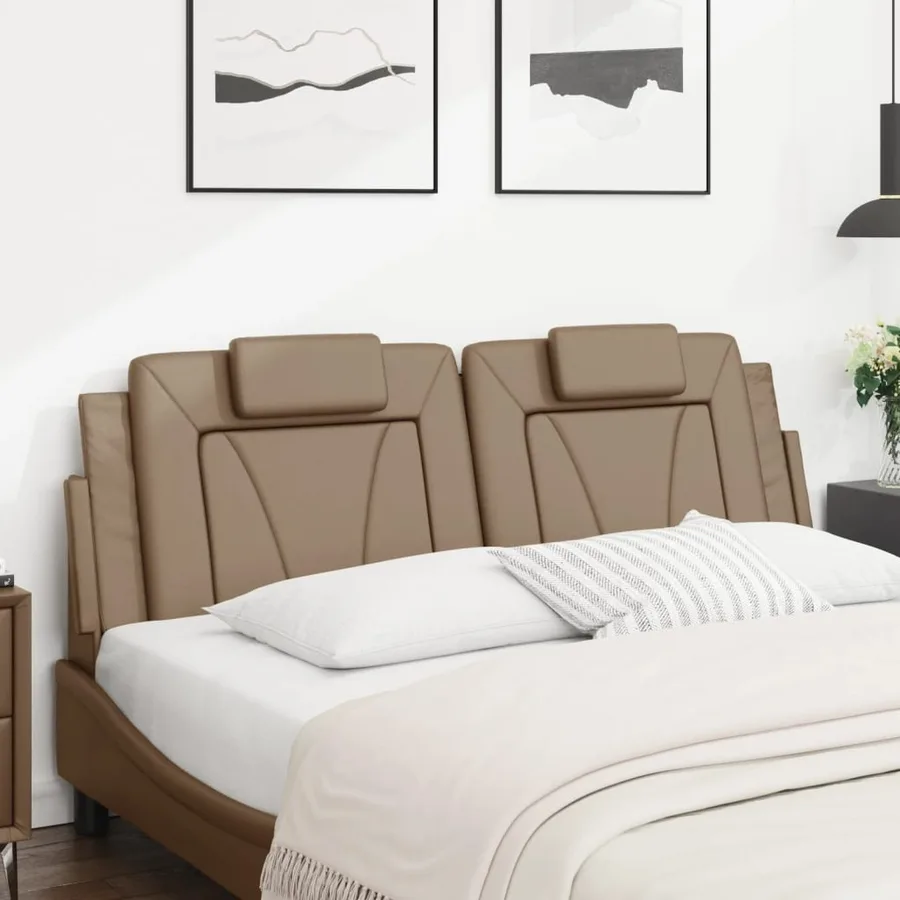 Coussin de tête de lit Viana cappuccino 160 cm similicuir - 3