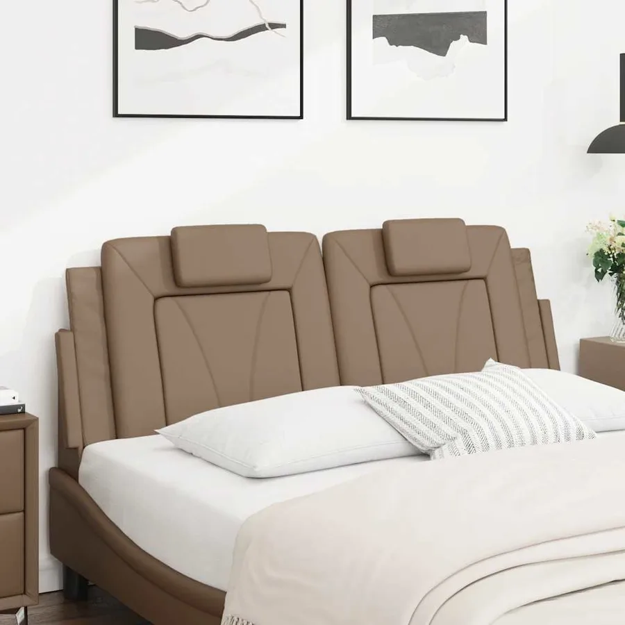 Coussin de tête de lit Viana cappuccino 120 cm similicuir - 3