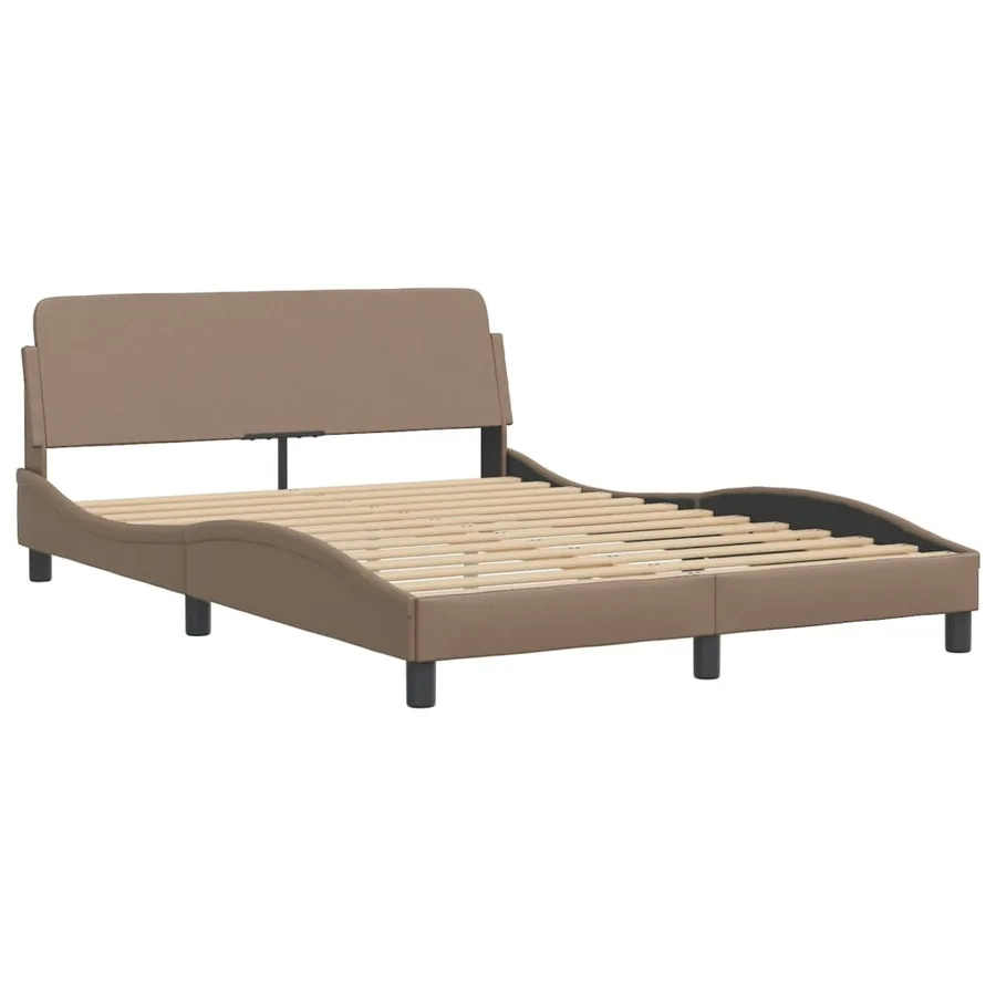 Cadre de lit Viana avec LED sans matelas cappuccino 120x200 cm - 8