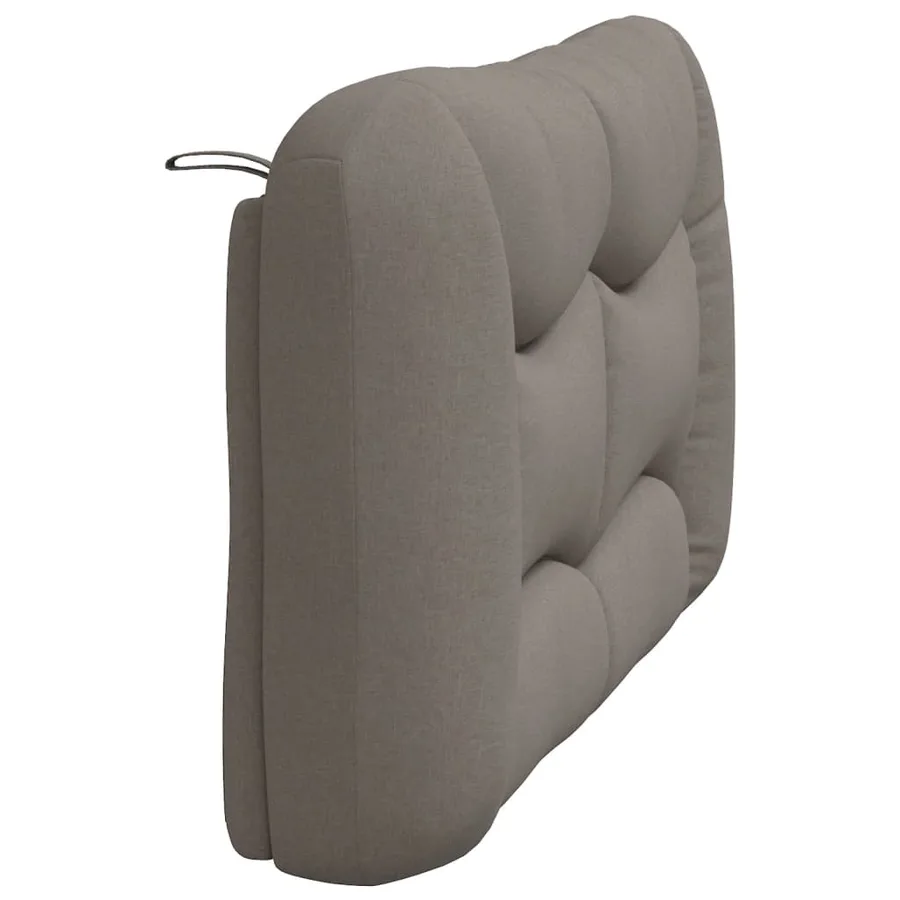 Coussin de tête de lit Hvar taupe 120 cm tissu - 6