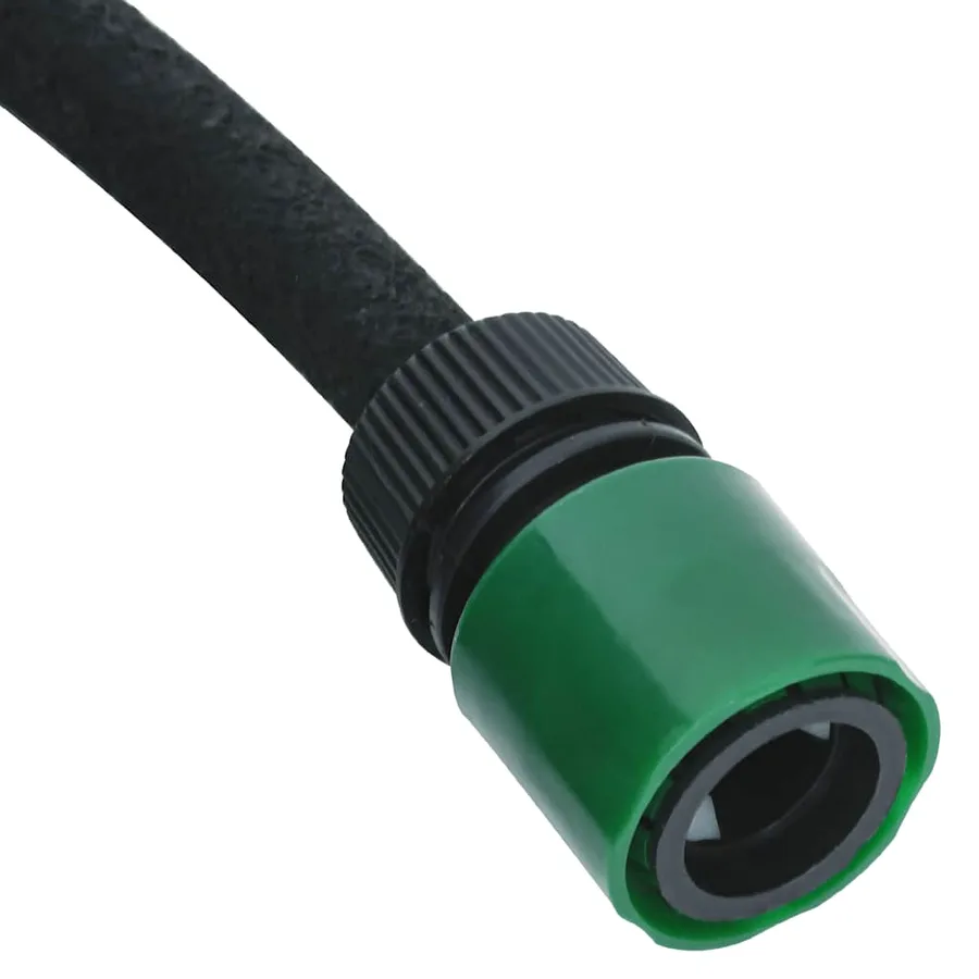 Tuyau d'arrosage de jardin noir 0,6" 100 m caoutchouc - 3