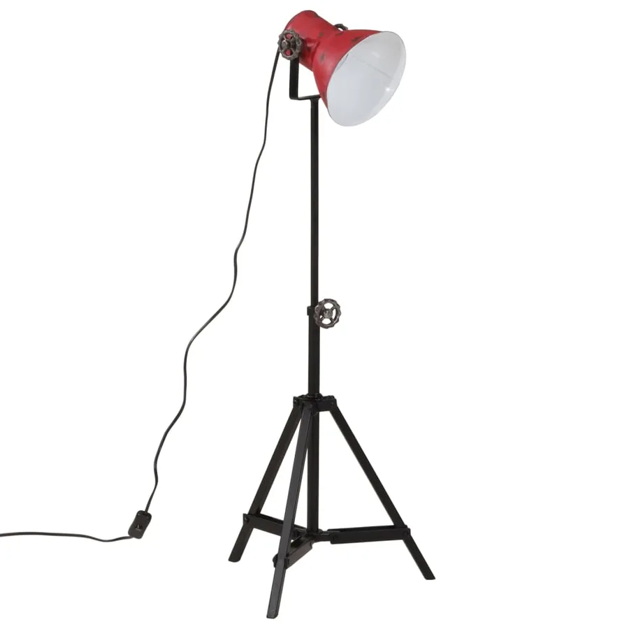 Lampadaire 25 W rouge délavé 35x35x65/95 cm E27 - 2