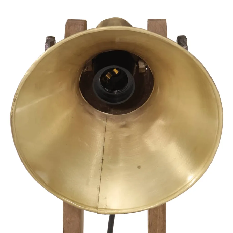 Lampe de bureau 25 W laiton antique 23x13x52 cm E27 - 6