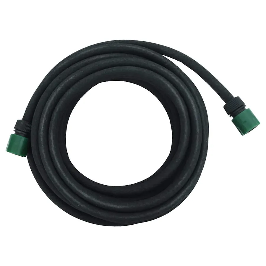 Tuyau d'arrosage de jardin noir 0,6" 10 m caoutchouc - 4