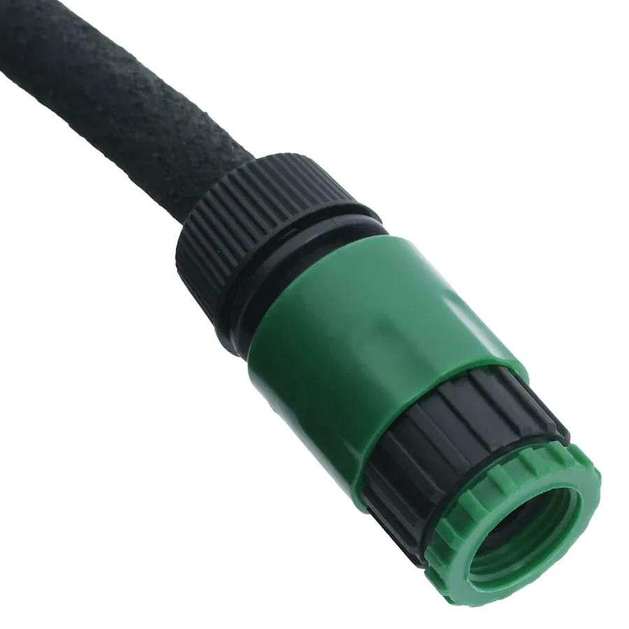 Tuyau d'arrosage de jardin noir 0,6" 10 m caoutchouc - 5