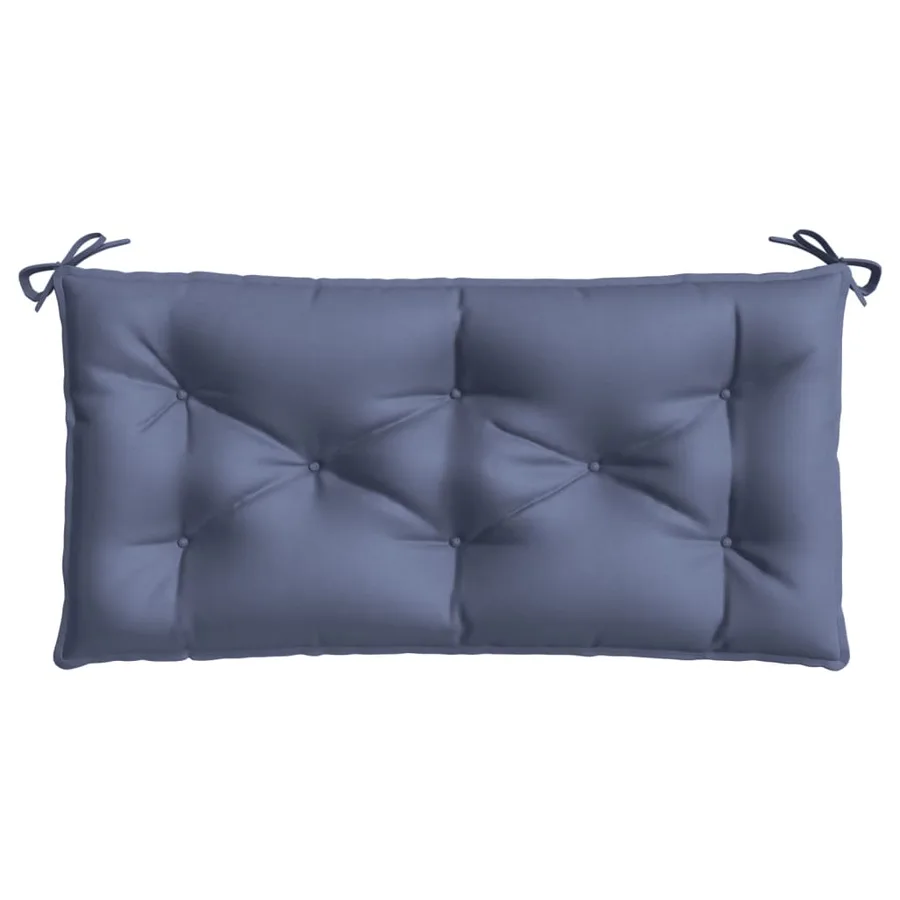Coussin de banc de jardin bleu marine 100x50x7 cm tissu oxford - 2