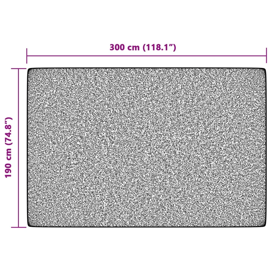 Tapis intérieur extérieur à poils courts 190x300cm - 8