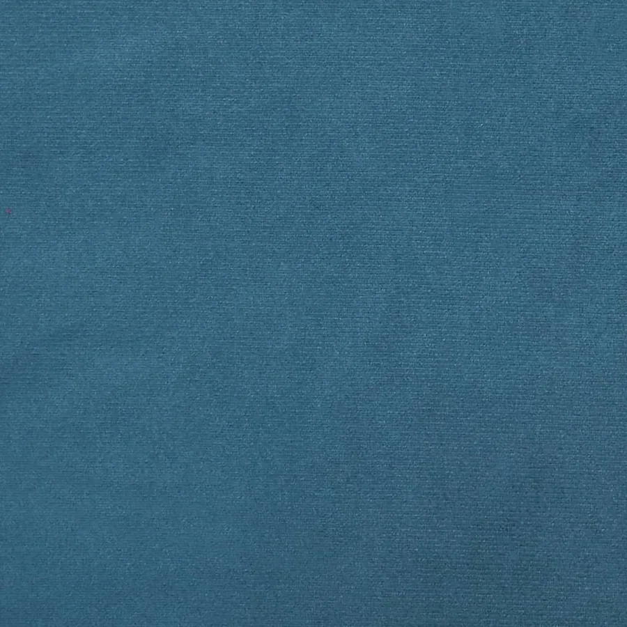 Canapé 2 places avec oreillers décoratifs bleu 120 cm velours - 7
