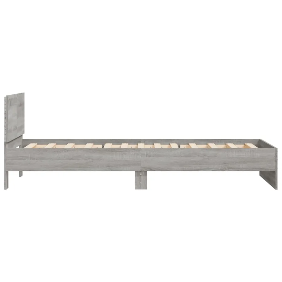 Cadre de lit sans matelas avec lumières LED 100x200 cm - 8