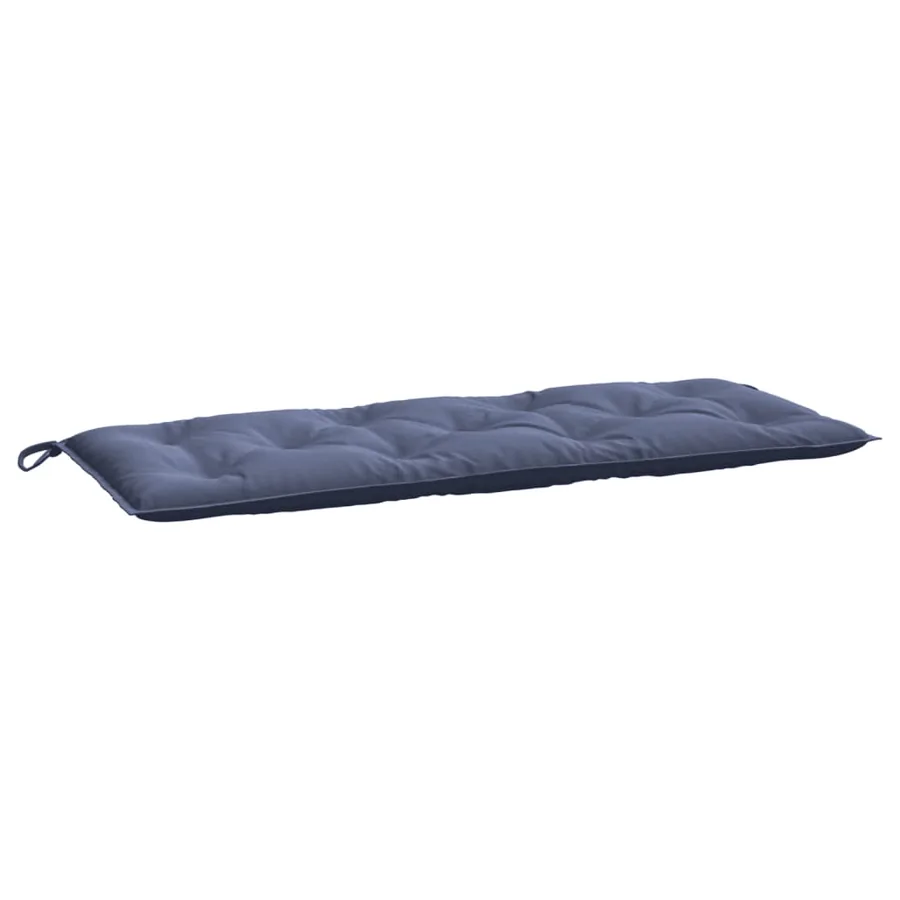 Coussin de banc de jardin bleu marine 120x50x7 cm tissu oxford - 4