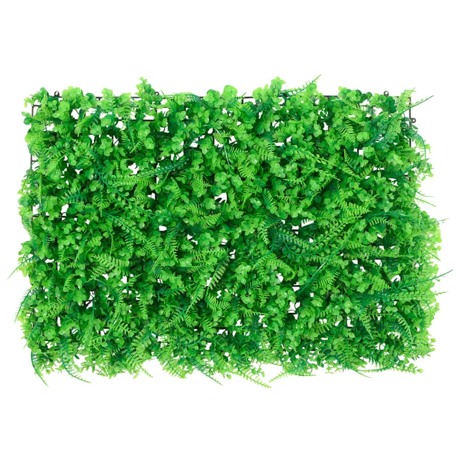Clôture feuilles de fougère artificielles 24 pcs vert 40x60 cm - 2