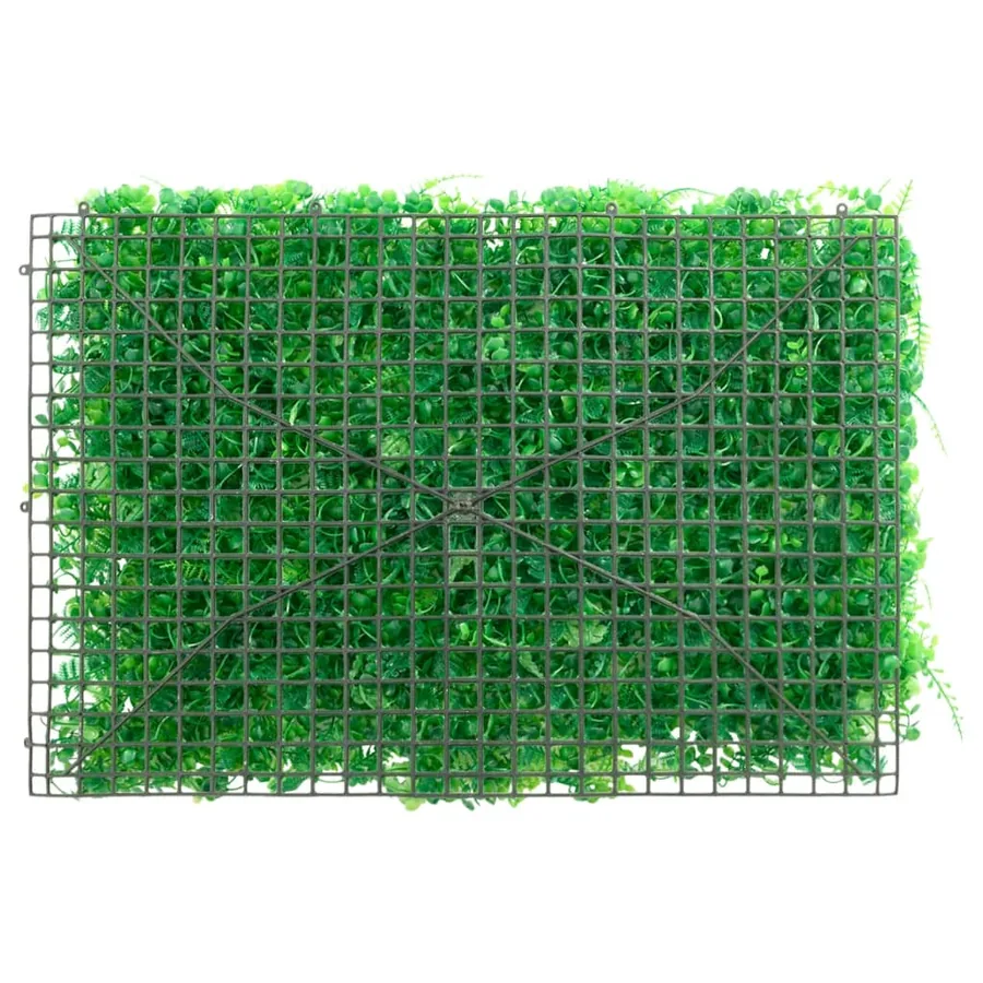 Clôture feuilles de fougère artificielles 24 pcs vert 40x60 cm - 4