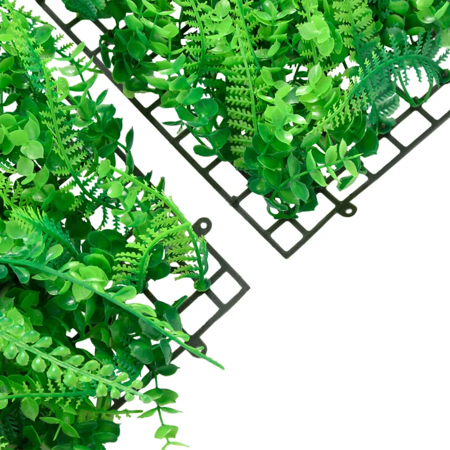 Clôture feuilles de fougère artificielles 24 pcs vert 40x60 cm - 5