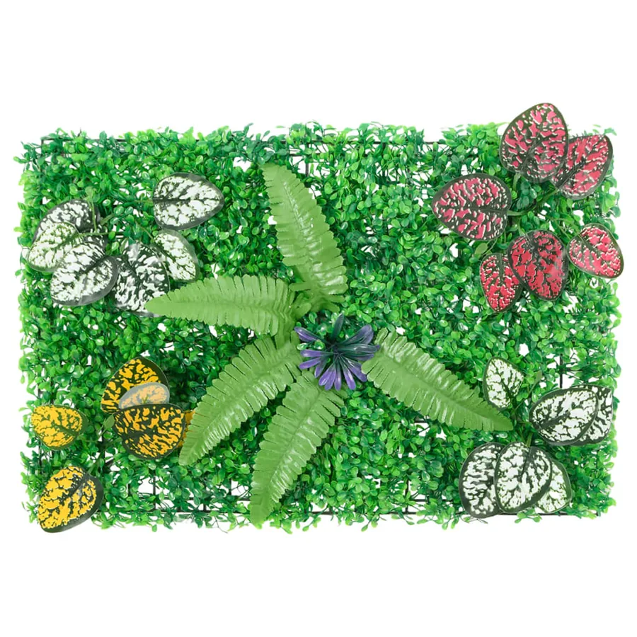 Clôture à plantes artificielles 24 pcs vert 40x60 cm - 2