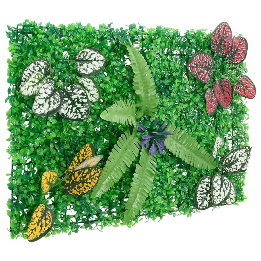 Clôture à plantes artificielles 24 pcs vert 40x60 cm - 3