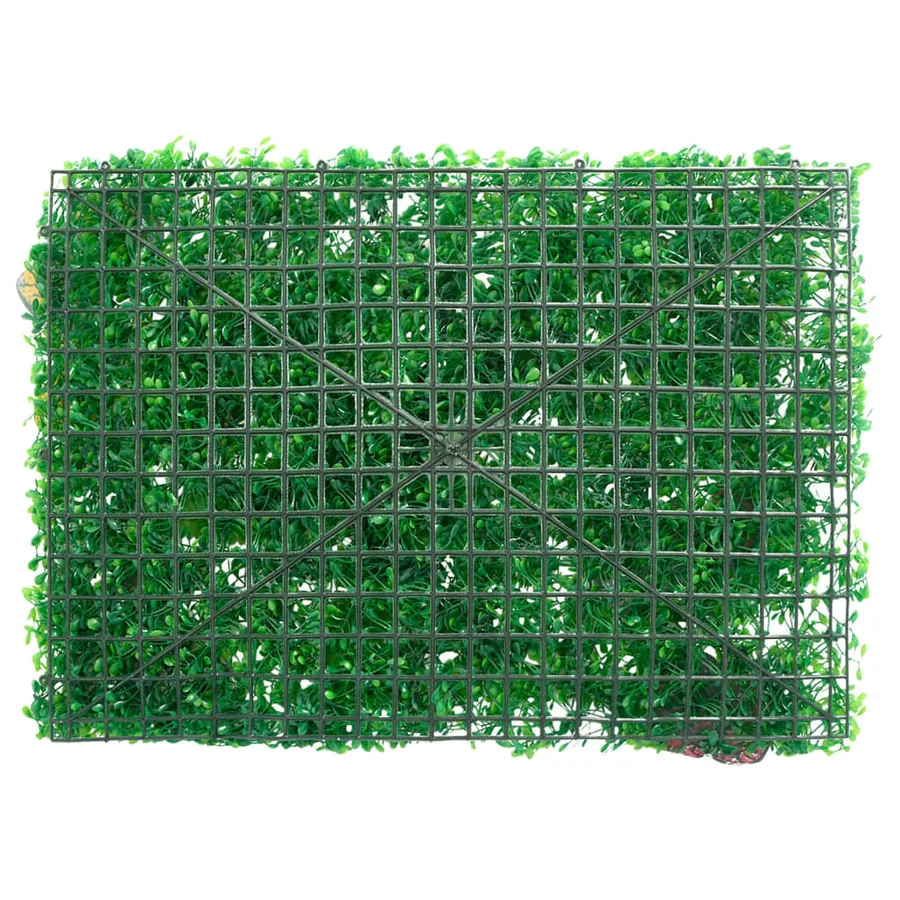 Clôture à plantes artificielles 24 pcs vert 40x60 cm - 4