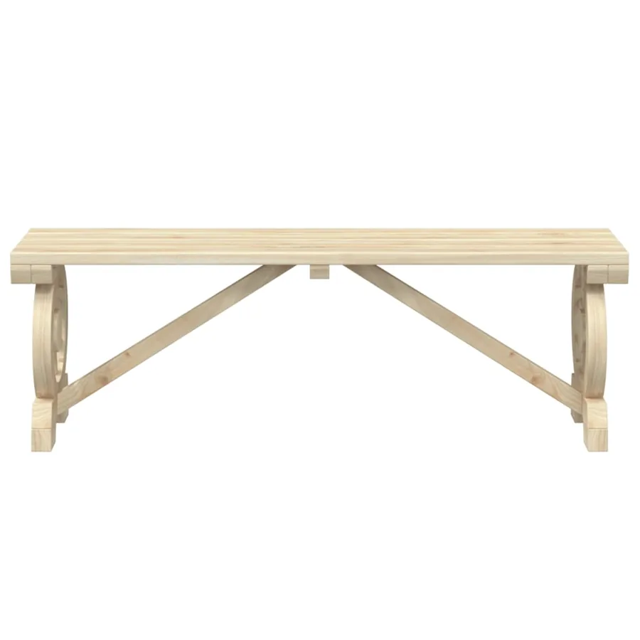 Bancs de jardin lot de 2 bois de sapin massif - 4
