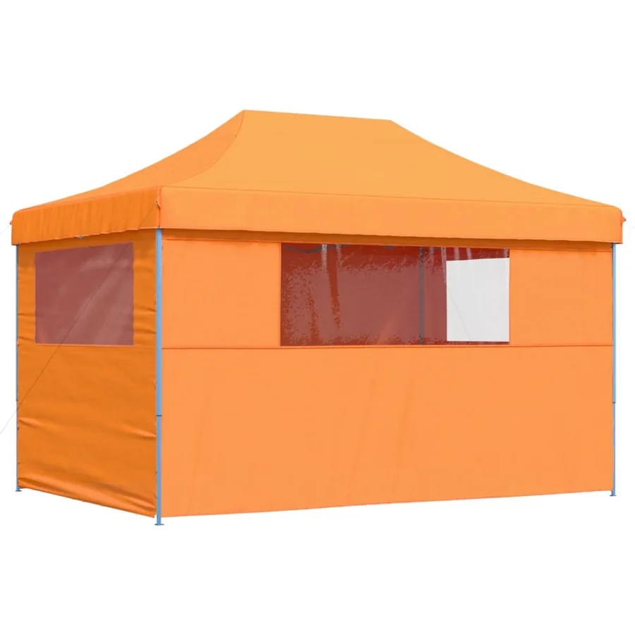 Tente de réception pliable escamotable avec 4 parois latérales - 4