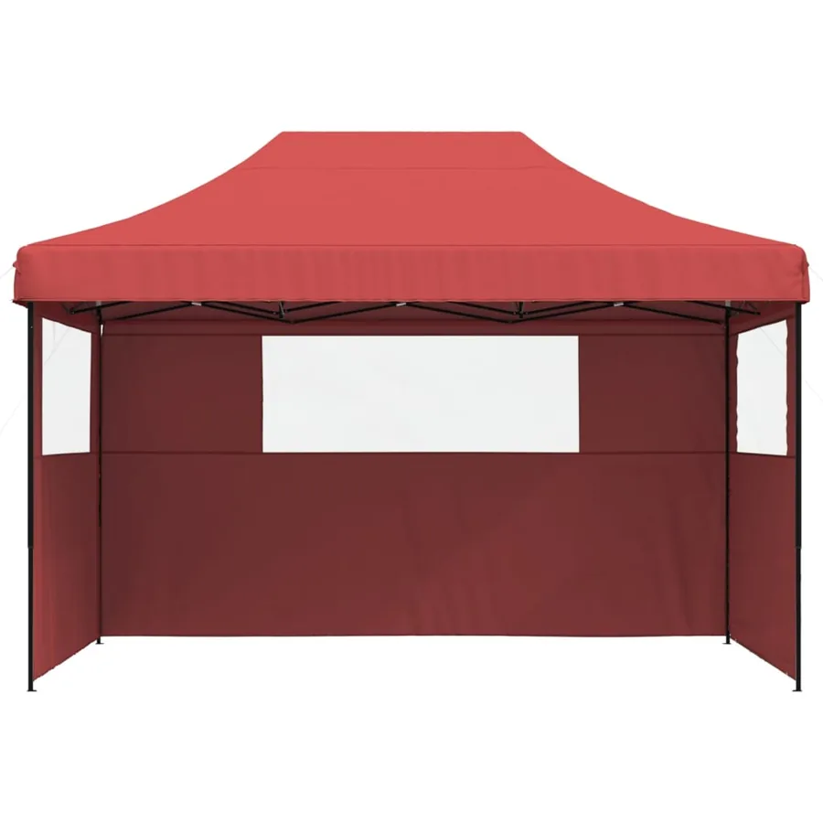Tente de réception pliable escamotable avec 3 parois latérales - 3