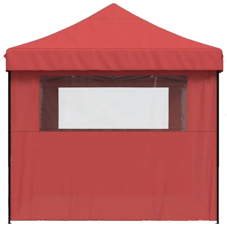 Tente de réception pliable escamotable avec 3 parois latérales - 4
